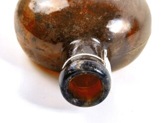 Russland 2. Weltkrieg, Feldflasche aus Glas, ungereinigtes, nicht beschädigtes Stück