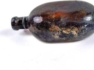 Russland 2. Weltkrieg, Feldflasche aus Glas, ungereinigtes, nicht beschädigtes Stück