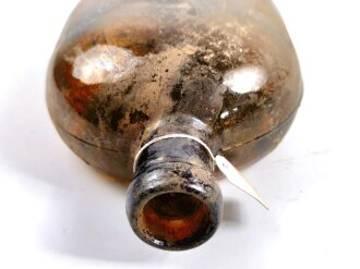 Russland 2. Weltkrieg, Feldflasche aus Glas, ungereinigtes, nicht beschädigtes Stück