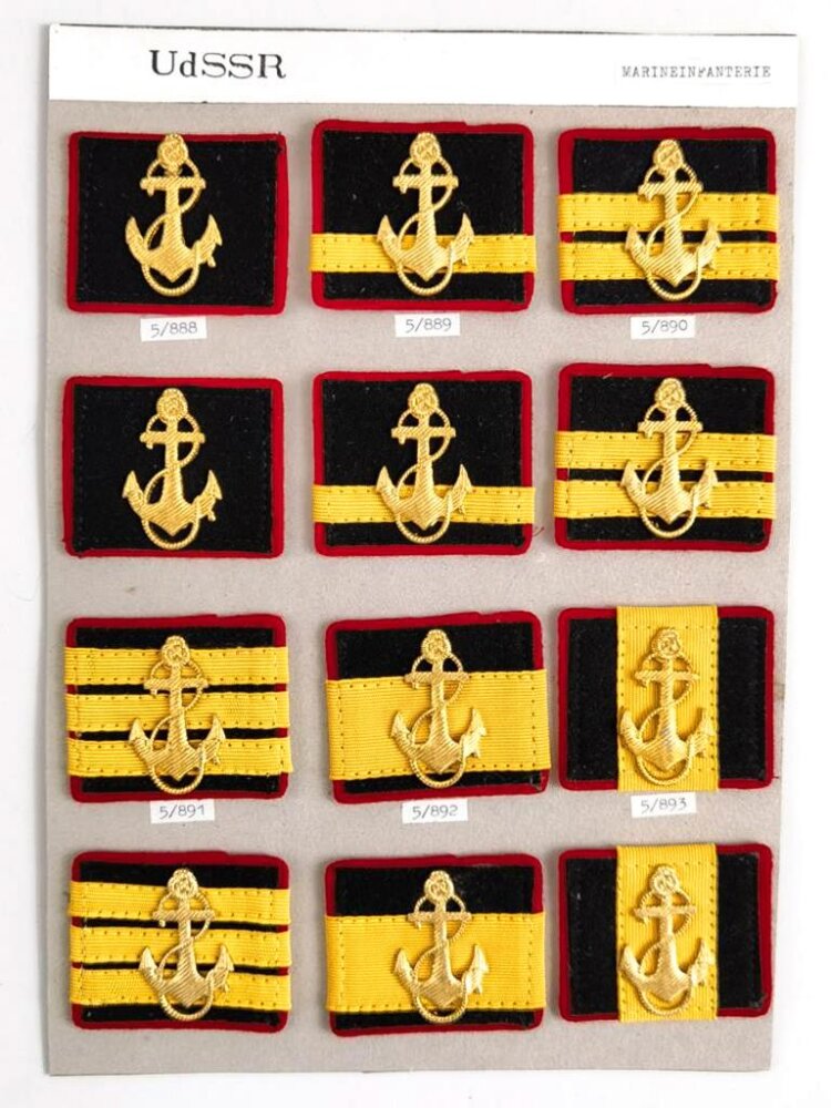 Sowjetisch Russische Marine Offizier Mützenabzeichen Repro UdSSR Militär Marine