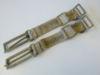 British WWII, Brace attachments for officers ( instead of Basic ammo pouches) Pair, dated 1944