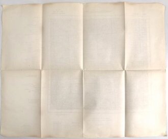 Truppenkarte "Mercato Saraceno" Italien, Maße: 55 x 69 cm, datiert: 1944, gebraucht