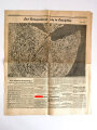 Landkarte Ostafrika in: "Völkischer Beobachter", Maße: 54 x 45 cm, datiert: 1935, stark gebraucht
