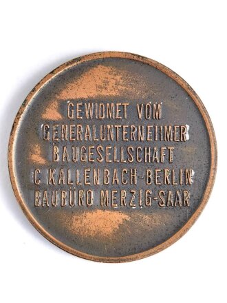 Leichtmetallplakette "Für Deutschlands...