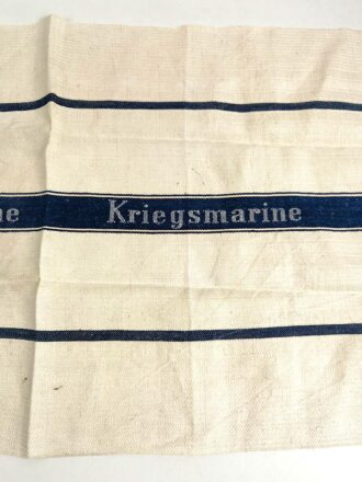 Kriegsmarine Handtuch in sehr gutem Zustand