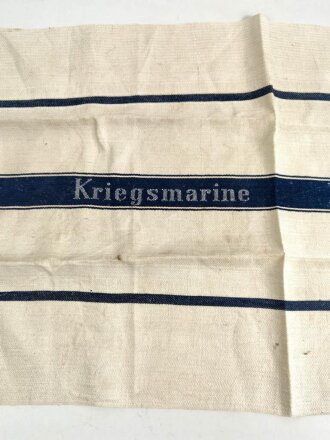 Kriegsmarine Handtuch in sehr gutem Zustand