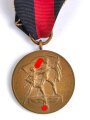 Anschlussmedaille 1. Oktober 1938 am Band, guter Zustand