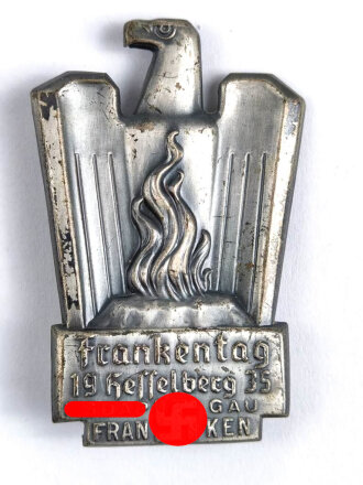 Blechabzeichen, NSDAP Frankentag Hesselberg 1935