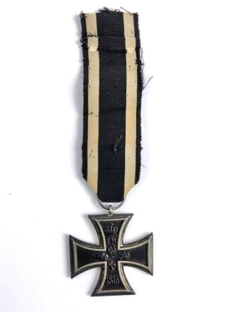 1. Weltkrieg, Eisernes Kreuz 2. Klasse 1914 am Band, mit Hersteller " S " im Bandring