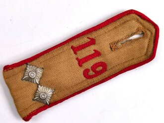 Hitler Jugend, einzelnes Schulterstück für einen Scharführer der Allgemeinen Hitlerjugend, Bann 119 Stuttgart