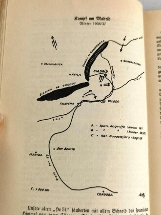 "Deutsche kämpfen in Spanien", hrsg. v. der Legion Condor, 144 Seiten, 1939, DIN A5