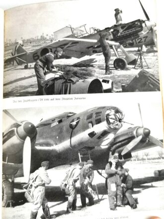 "Deutsche Flieger in Spanien", 112 Seiten, DIN A5 mit Widmung Weihnachten 1941