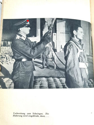 Fallschirmjäger "Soldaten fallen vom Himmel", datiert 1940, 120 Seiten, über DIN A5, sark gebraucht