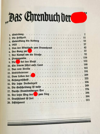 "Das Ehrenbuch der SA" datiert 1934, 320...