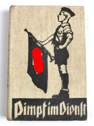 "Pimpf im Dienst" Ein Handbuch für das Deutsche Jungvolk in der HJ, 1934, 350 Seiten, DIN A5, stark gebraucht