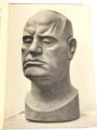 "Bei Mussolini - eine Bildnisstudie", 1934 mit 225 Seiten, stark gebraucht, Einband lose