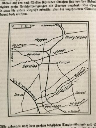 "Kampferlebnisse aus dem Kriege an der Westfront", 1941 mit 120 Seiten, gebraucht