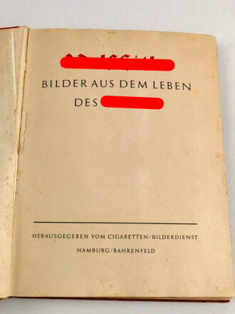 Sammelbilderalbum "Adolf Hilter" - Bilder aus...