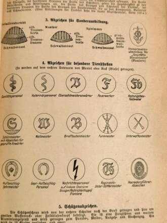 "Der Dienstunterricht im Heere, Ausgabe für den S.M.G-Schützen", 1937, 337 Seiten, A5