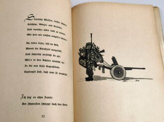 "So wird man Fallschirmjäger", 1941, 95 Seiten, stark gebraucht EInband beklebt, Seiten fehlen