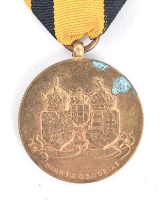 Österreich, tragbare Medaille auf den 100. Geburtstag Kaiser Franz Joseph in bronze, am Band