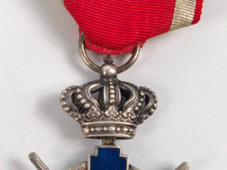 Rumänien, Orden vom Stern Rumäniens, 2. Modell ab 1932, so auch an Angehörige der Wehrmacht verliehen, vermutlich unrichtiges Band