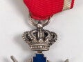 Rumänien, Orden vom Stern Rumäniens, 2. Modell ab 1932, so auch an Angehörige der Wehrmacht verliehen, vermutlich unrichtiges Band
