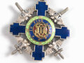 Rumänien, Orden vom Stern Rumäniens, 2. Modell ab 1932, so auch an Angehörige der Wehrmacht verliehen, vermutlich unrichtiges Band