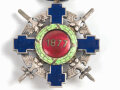 Rumänien, Orden vom Stern Rumäniens, 2. Modell ab 1932, so auch an Angehörige der Wehrmacht verliehen, vermutlich unrichtiges Band