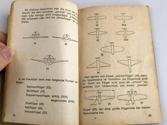 "Deutsche, Italienische, Englische Kriegsflugzeuge" Bilder, Bewaffnung, Erkennen, Ansprache usw. Stand Winter 1940. Kleinformat, abgegriffen