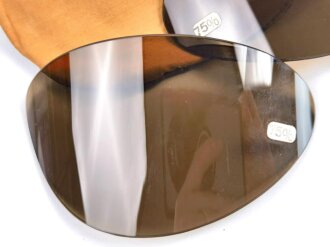 Luftwaffe, Paar "Umbral" Gläser für eine Fliegerbrille , in Hülle 23,64 x 94,40 max.