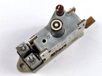 Luftwaffe Selbstschalter zur Sicherung der elektrischen Bordanlage gegen Überlastung und Kurzschluß. FL E 5000 01, ungebrauchtes Stück in der originalen Verpackung