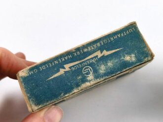 Luftwaffe Selbstschalter zur Sicherung der elektrischen Bordanlage gegen Überlastung und Kurzschluß. FL E 5000 01, ungebrauchtes Stück in der originalen Verpackung