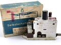 Luftwaffe Selbstschalter zur Sicherung der elektrischen Bordanlage gegen Überlastung und Kurzschluß. FL E 5000 01, ungebrauchtes Stück in der originalen Verpackung