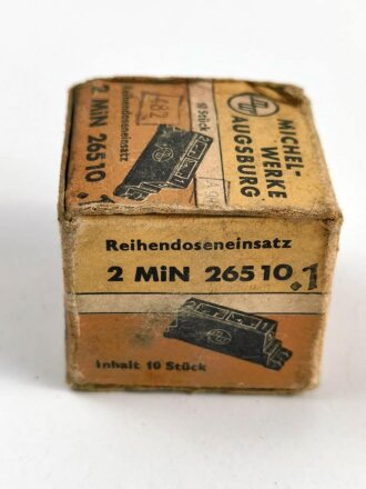 Luftwaffe, Reihendoseneinsatz 2MIN 26510-1. Zehn Stück in der originalen Umverpackung