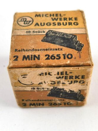 Luftwaffe, Reihendoseneinsatz 2MIN 26510-1. Zehn Stück in der originalen Umverpackung