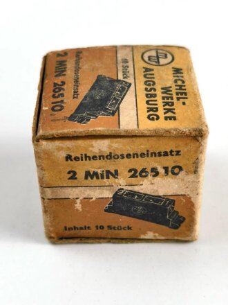 Luftwaffe, Reihendoseneinsatz 2MIN 26510-1. Zehn Stück in der originalen Umverpackung