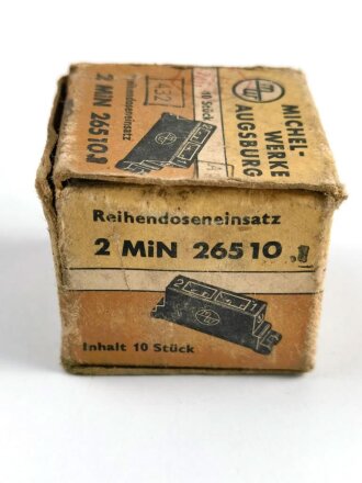 Luftwaffe, Reihendoseneinsatz 2MIN 26510-1. Zehn Stück in der originalen Umverpackung