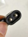 Stecker aus Preßmasse, ohne Bezeichnung, Gehäusebreite 20mm. Ungebraucht, sie erhalten ein (1) Stück