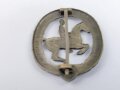Deutsches Reiterabzeichen in Silber Buntmetall, Versilberung noch teils erhalten, Hersteller L.Chr.Lauer, Nürnberg- Berlin