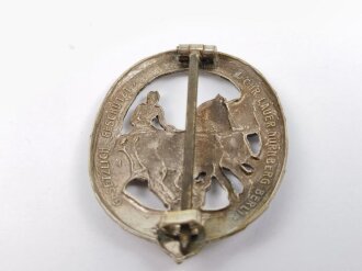 Deutsches Fahrerabzeichen in Silber Buntmetall, Hersteller L.Chr.Lauer Nürnberg- Berlin