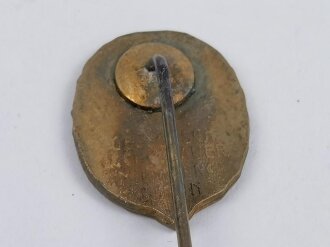 Miniatur, Deutsches Reiterabzeichen in bronze,...