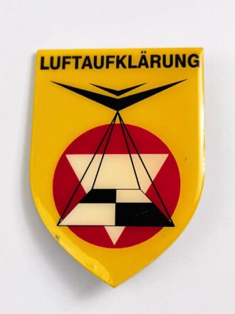 Österreich, Truppenkörperabzeichen Bundesheer " Luftaufklärung ( Flieger ) " Breite 5 cm und höhe 7 cm, Rückseitig mit Kleberesten