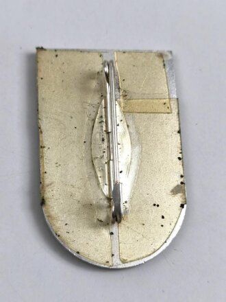 Österreich, Truppenkörperabzeichen Bundesheer " Pionierkompanie Leibnitz " Breite 4 cm und höhe 6,3 cm, Rückseitig mit Kleberesten