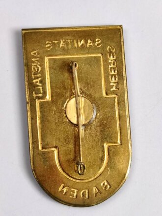 Österreich, Truppenkörperabzeichen Bundesheer " Heeressanitätsanstalt Baden " Breite 3,5 cm und höhe 8,4 cm