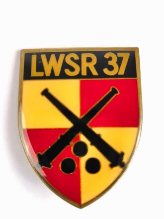 Österreich, Truppenkörperabzeichen Bundesheer  " Landwehr Stammregiment 37",  Maße 45 x 57mm