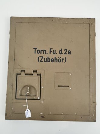 Deckel zum Zubehörtornister für Tornisterfunkgerät d2 ( Torn. Fu.d.2a Zubehör ) Originallack
