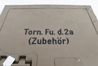 Deckel zum Zubehörtornister für Tornisterfunkgerät d2 ( Torn. Fu.d.2a Zubehör ) Originallack