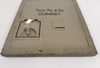 Deckel zum Zubehörtornister für Tornisterfunkgerät d2 ( Torn. Fu.d.2a Zubehör ) Originallack