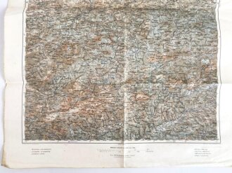 Österreich k.u.k. Landkarte " St.Pölten" Militärgeographisches Institut, Maße 46 x 64cm